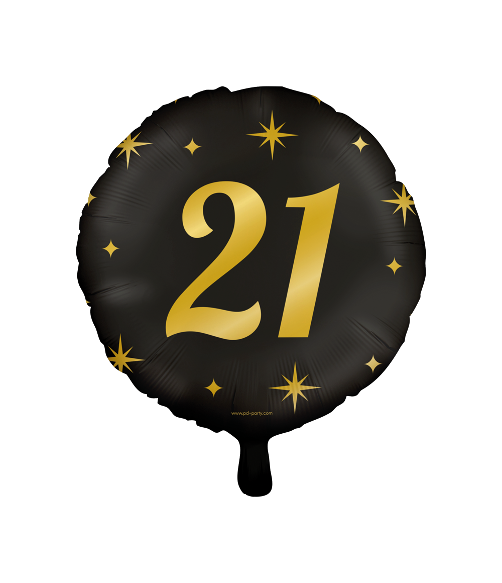 De Classy foil balloons zijn onderdeel van de luxe Classy lijn van Paper Dreams en een leuke toevoeging bij bijvoorbeeld de party vlaggen en de party ballonnen. Door de gebruikte kleurencombinatie goud/zwart vallen de classy foil balloons 21 extra op bij een feestje! De folie ballon kan worden gevuld met helium of met lucht, hiervoor wordt standaard een rietje meegeleverd