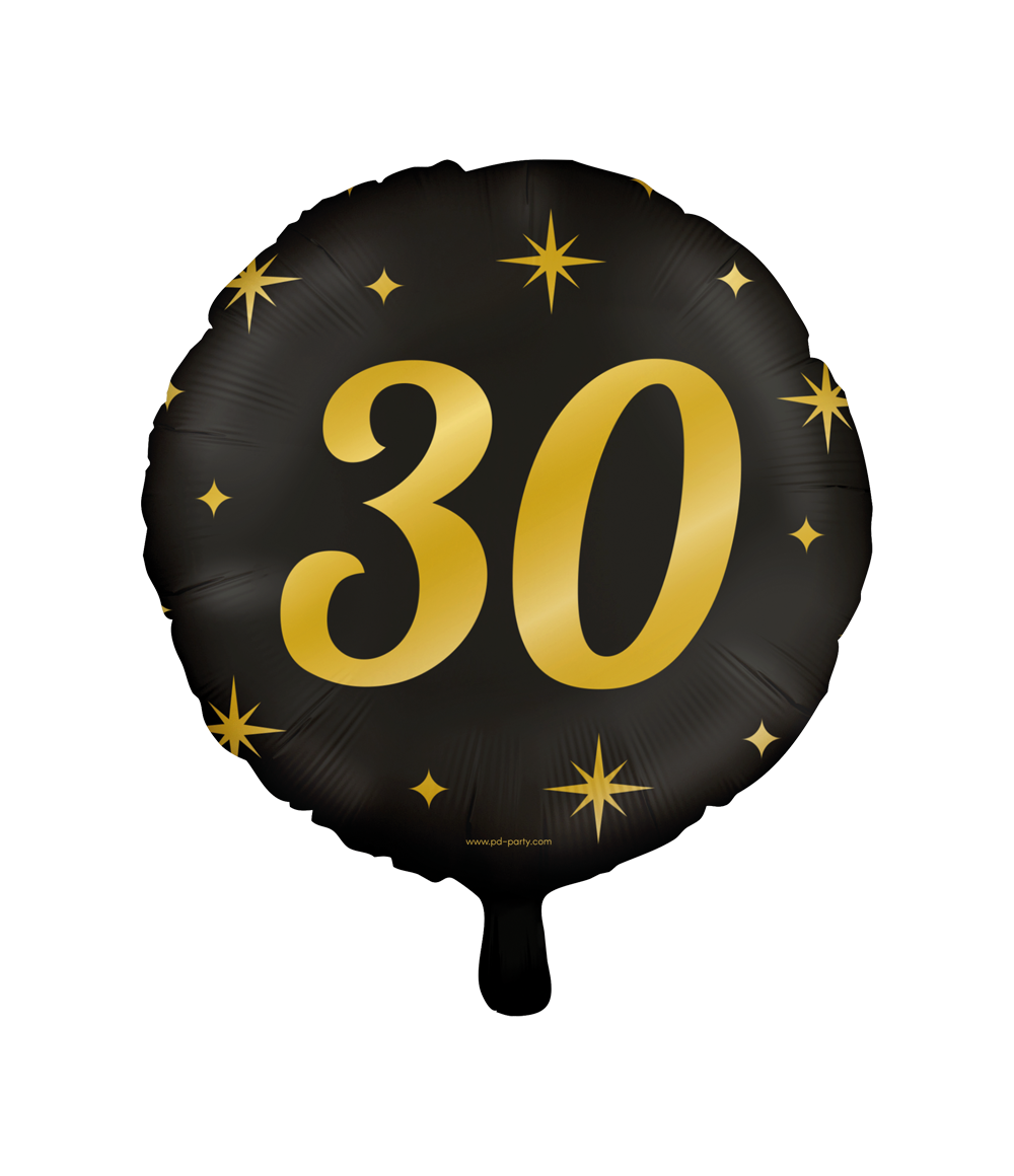 De Classy foil balloons zijn onderdeel van de luxe Classy lijn van Paper Dreams en een leuke toevoeging bij bijvoorbeeld de party vlaggen en de party ballonnen. Door de gebruikte kleurencombinatie goud/zwart vallen de classy foil balloons 30 extra op bij een feestje! De folie ballon kan worden gevuld met helium of met lucht, hiervoor wordt standaard een rietje meegeleverd.