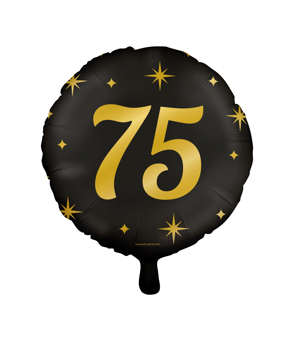 De Classy foil balloons zijn onderdeel van de luxe Classy lijn van Paper Dreams en een leuke toevoeging bij bijvoorbeeld de party vlaggen en de party ballonnen. Door de gebruikte kleurencombinatie goud/zwart vallen de classy foil balloons 75 extra op bij een feestje! De folie ballon kan worden gevuld met helium of met lucht, hiervoor wordt standaard een rietje meegeleverd. 