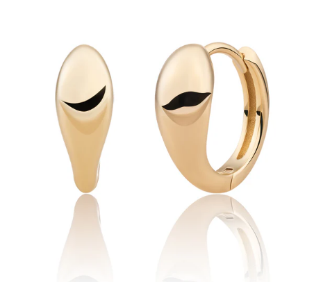 Sparkling Jewels oorringen Bold Fuse Small verguld