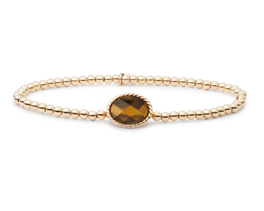 Stack je armbanden met de Sparkling beads armbanden. Deze Tiger Eye Twist armband met een vintage randje is perfect te matchen met de oorbellen en pendanten uit de Twist Collection.

Ga je voor een enkele armband, of juist voor een volle stack? Bekijk hoe jij je pols naar een hoger level haalt met alle armbanden uit onze verschillende mix and match collectie. Makkelijk om te dragen en fijn om naar te kijken. Elk item is ontworpen voor alledaags dragen.