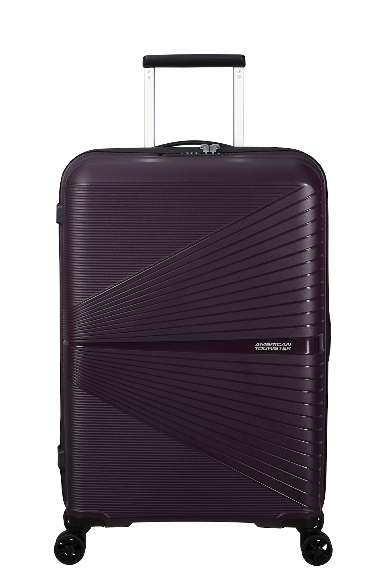 De American Tourister Airconic Spinner 77/28 TSA in Dark Plum, modelnummer 128188-6209, is een stijlvolle en praktische koffer. Kenmerken zijn onder andere een lichtgewicht ontwerp, vier soepel draaiende wielen en een TSA-cijferslot voor extra veiligheid. Ideaal voor reizen. Draag hem met gemak dankzij de verstelbare trekstang en ergonomische handgrepen. Perfect voor elke avontuurlijke reiziger.
Extreem licht: amper 3,2 kg voor de Spinner 77
Vervaardigd uit robuust polypropyleen
Waterafstotende rits met coating
Dubbele wielen voor extra rijcomfort
Verzonken TSA-slot

Model	Spinner (4 wielen)
Materiaal	100% Polypropylene

Afmetingen	77 x 49 x 31 cm (inclusief handvatten, wielen, bodemdoppen, zijvakken en andere uitwendige onderdelen)
Size	Grote koffers
Volume	101 L