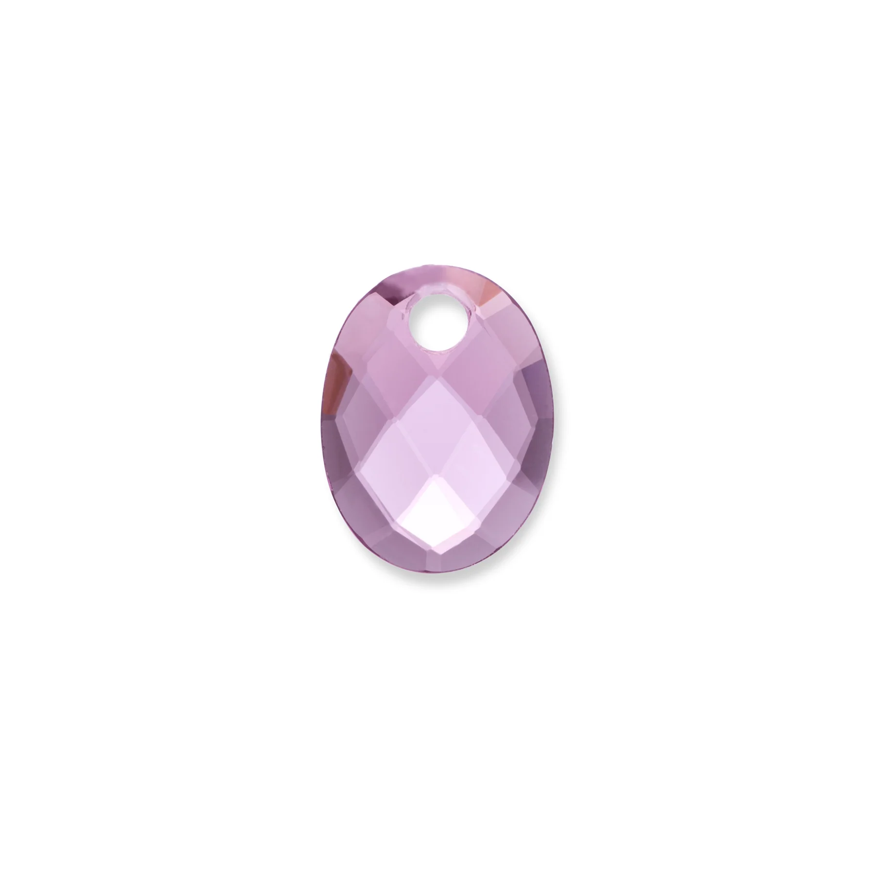 Sparkling Jewels hanger Medium Oval Aubergine Quartz