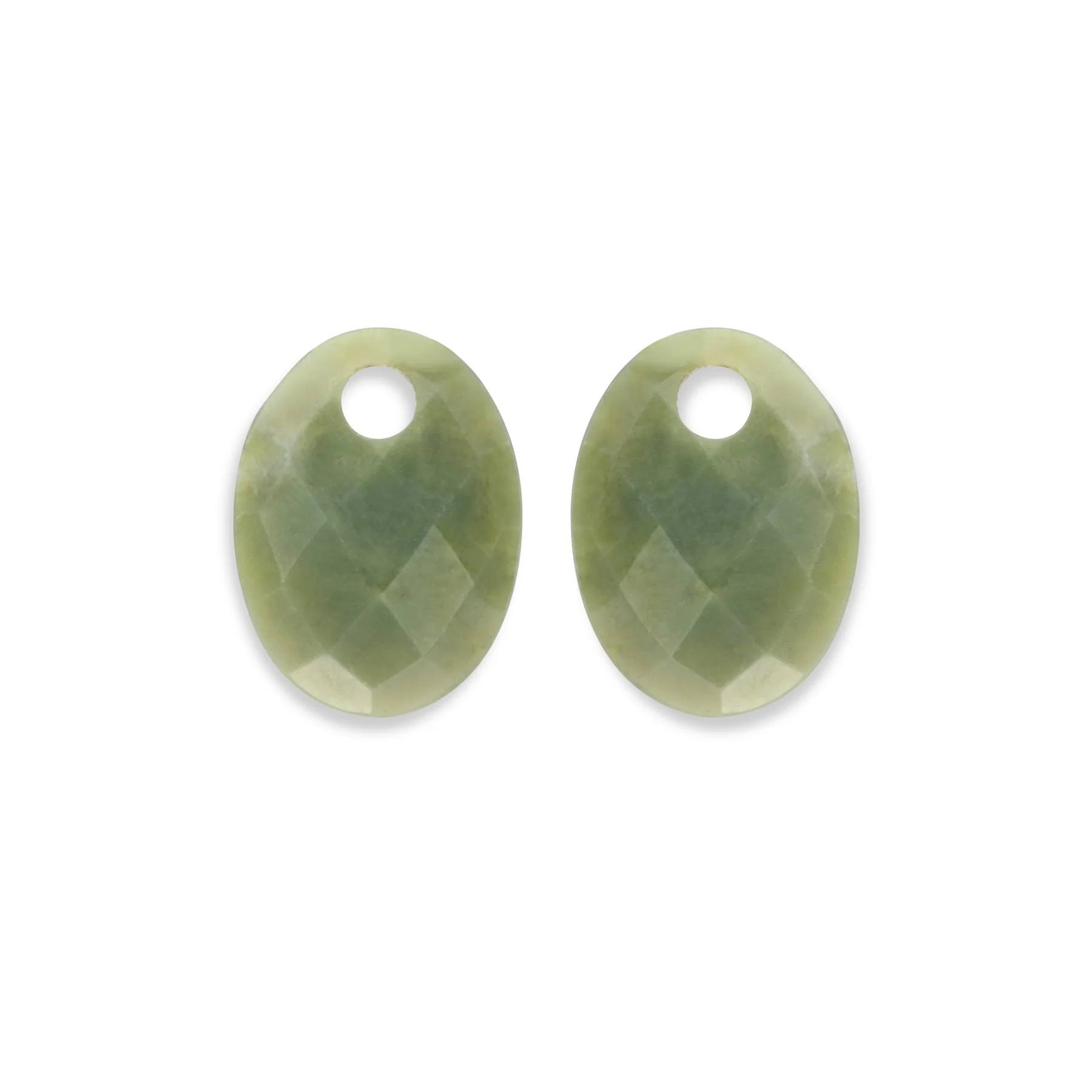 Sparkling Jewels oorstenen Southern Jade Medium Oval