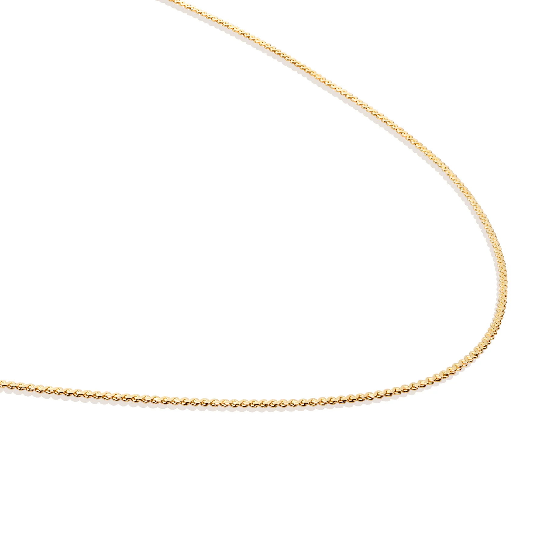SPARKLING JEWELS GEELGOUD VERGULD COLLIER 60 CM SN-SPG-050