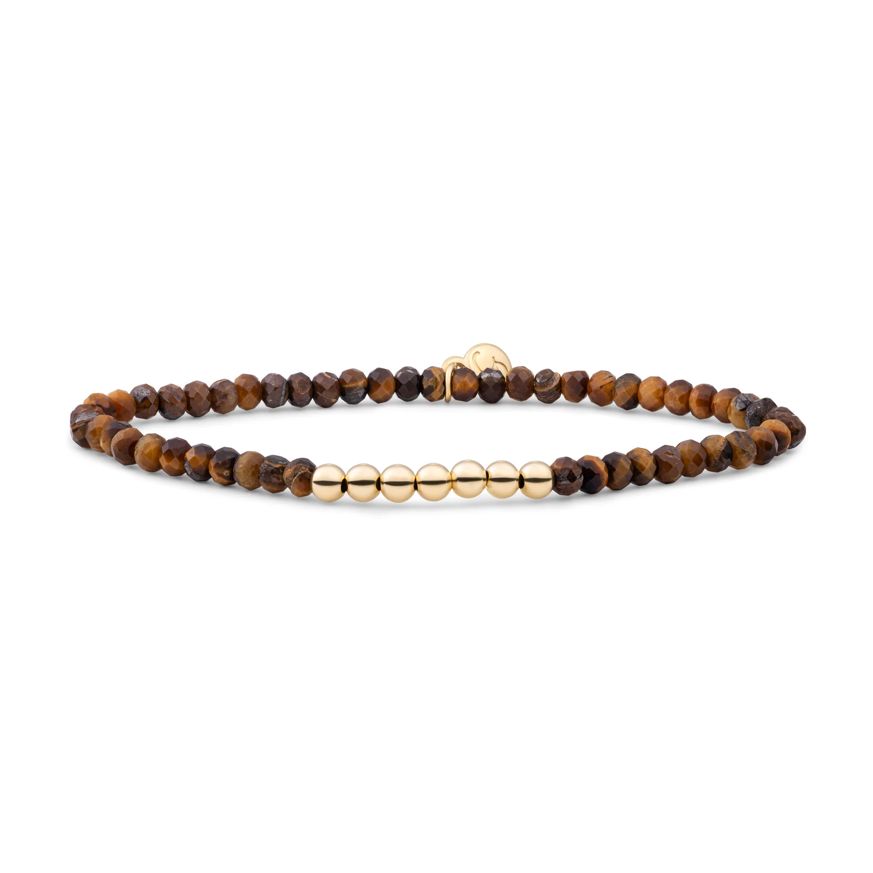 SPARKLING JEWELS ARMBAND TIGER EYE