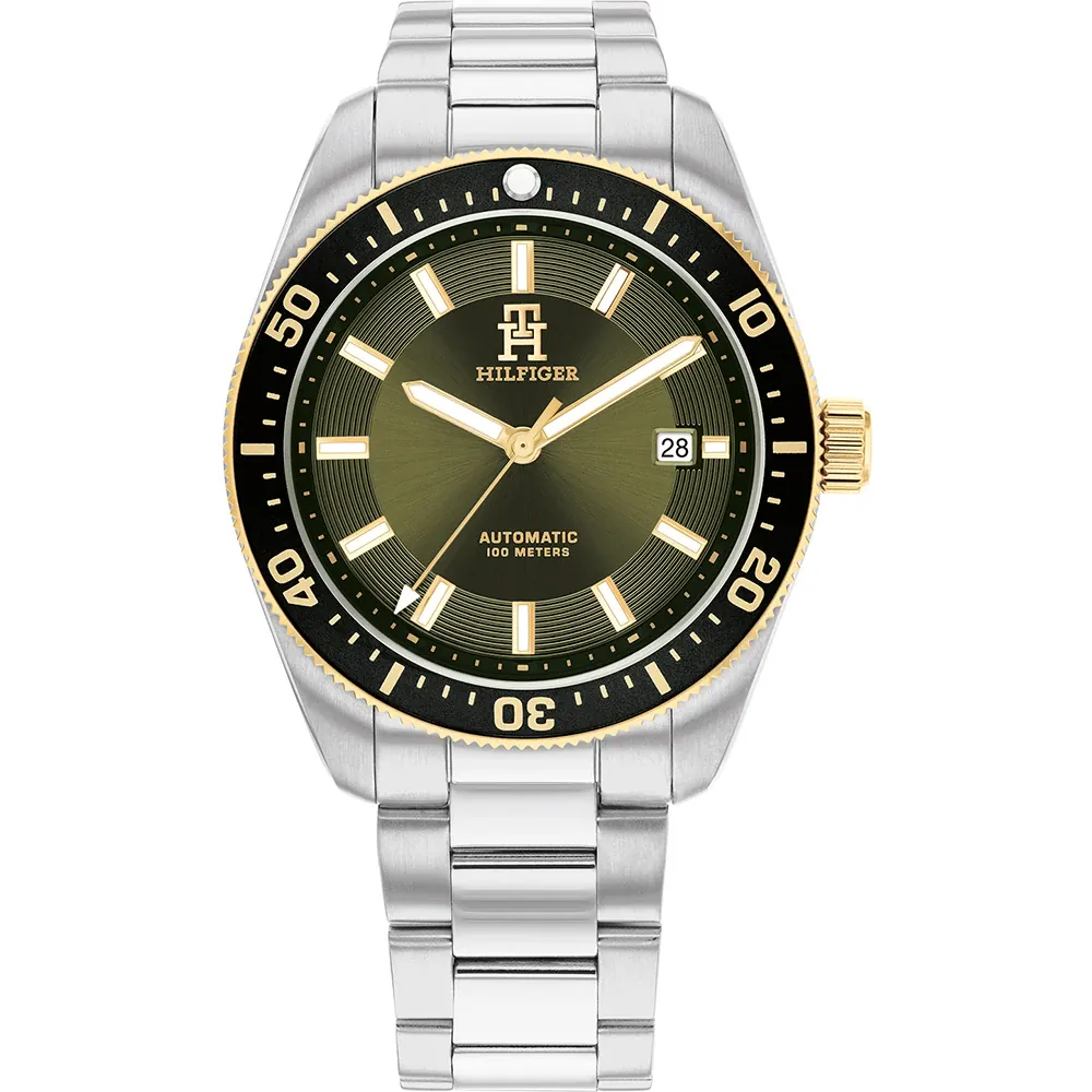 Een automatic TH85 horloge van de Tommy Hilfiger collectie.