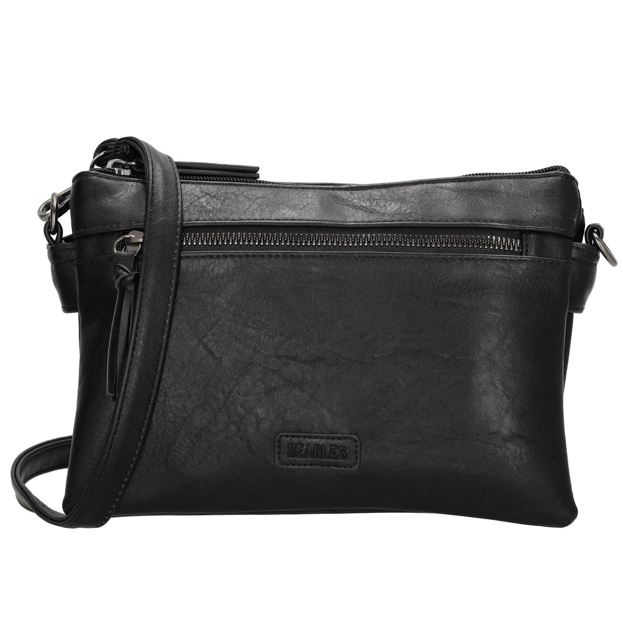 Maak kennis met de tijdloze schoudertas van Beagels, een perfecte keuze voor dames die een tas zoekt die bij elke outfit past. Deze elegante tas beschikt over drie vakken, waarvan één afsluitbaar is met een veilige ritssluiting, zodat je je essentials georganiseerd en veilig kunt opbergen. Aan de achterkant van de tas bevindt zich een extra ritsvak, ideaal voor spullen die je snel bij de hand wilt hebben. De afneembare en verstelbare schouderband zorgt voor optimaal draagcomfort en biedt de flexibiliteit om de tas op verschillende manieren te dragen. De tas is beschikbaar in meerdere kleuren. 