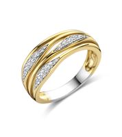 Ring in verguld zilver met Zirkoon 