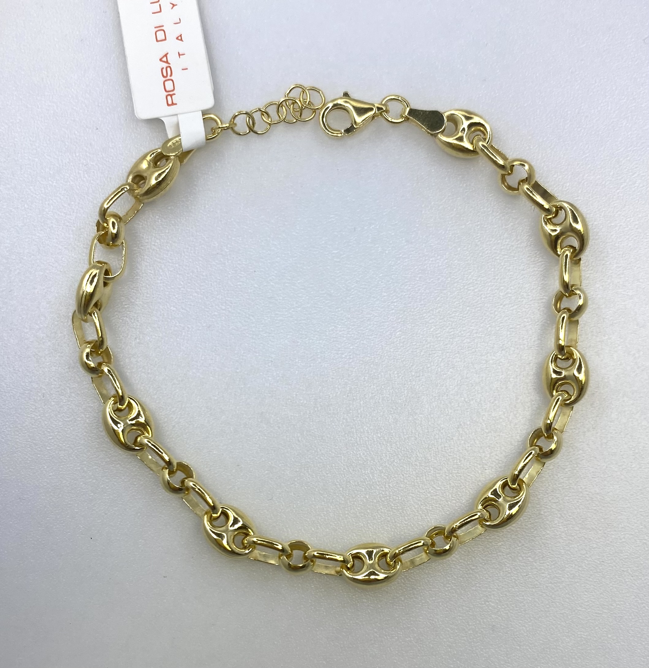 Zilver verguld Rosa di Luca armband