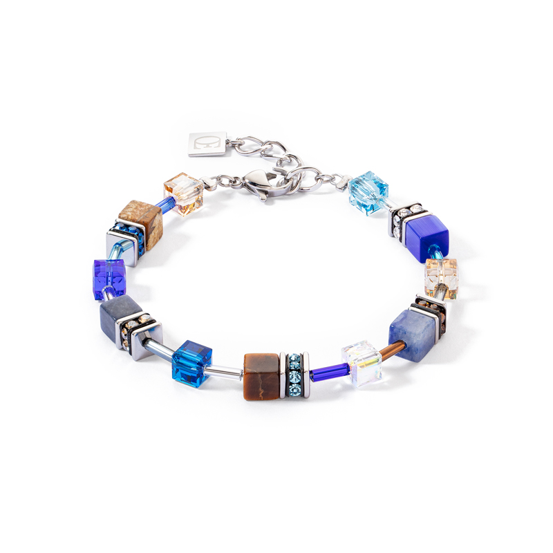 COEUR DE LION ARMBAND BLAUW TINTEN