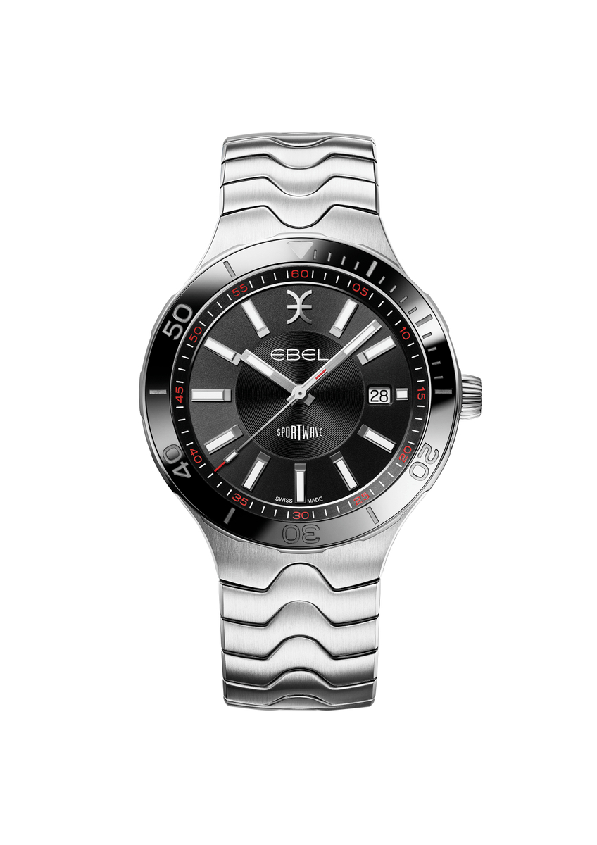 De Ebel Sportwave 1216673 is een eersteklas polshorloge met een roestvrijstalen kast en zilverkleurige band. Het horloge heeft een automatische Zwitserse beweging, ronde vorm, saffierglas en analoge tijdsaanduiding. Met een kastgrootte van 41 mm en datumfunctie, is het ideaal voor zowel formele als casual gelegenheden. Draag het met stijlvolle zilveren accessoires om de look compleet te maken.
