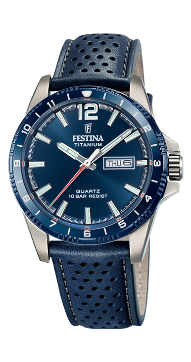 Festina heren horloge F20699/2 met een titanium kast en een mineraal glas met een leer band/armband.

Festina horloges zijn de perfecte mix van elegantie en functionaliteit.Festina biedt een herkenbaar design, constante technologische evoluties en en een perfecte prijs/kwaliteit garantie.