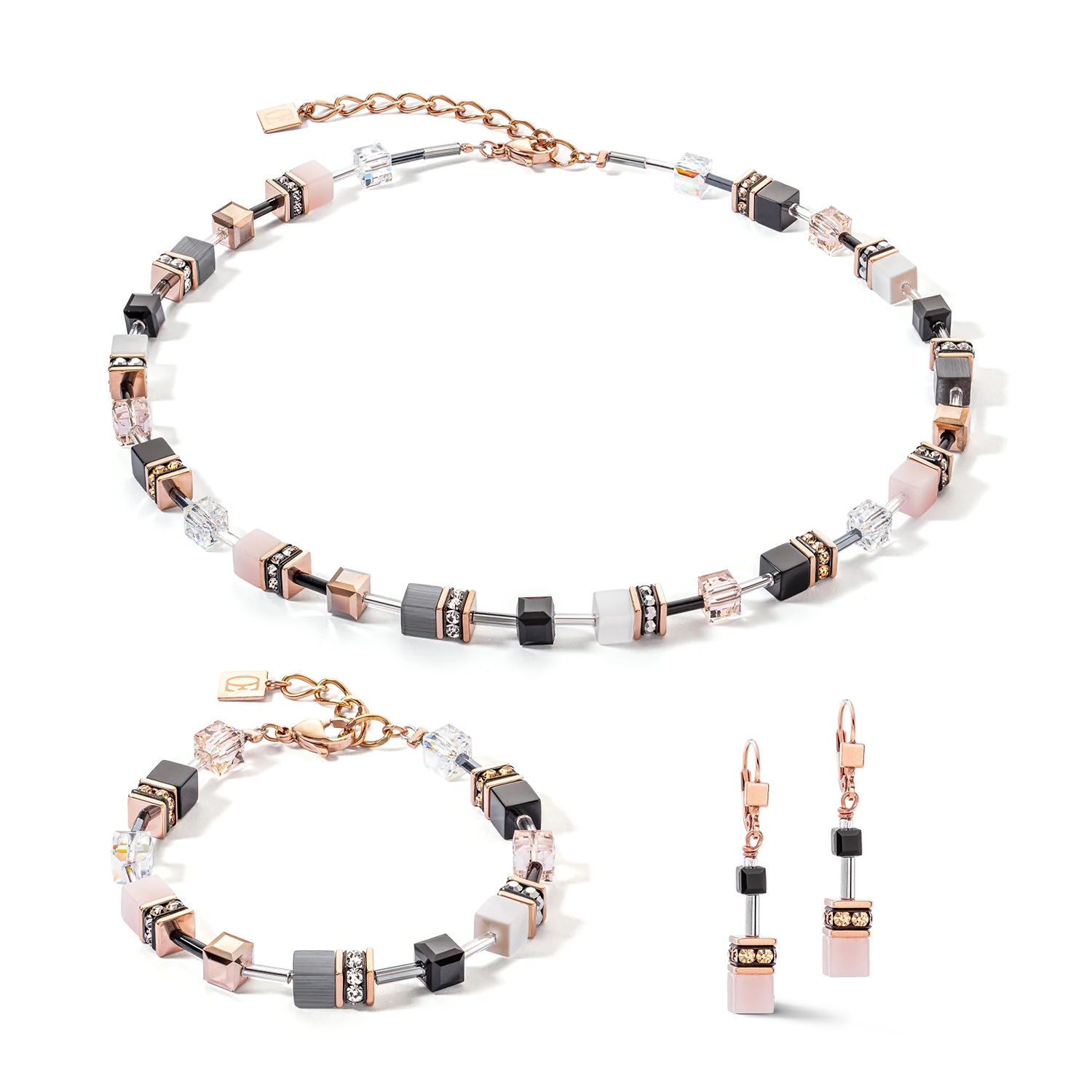 Coeur de Lion oorhangers  kleur 1922 'Softrosa'

Combineer met het bijpassende collier en de bijpassende armband