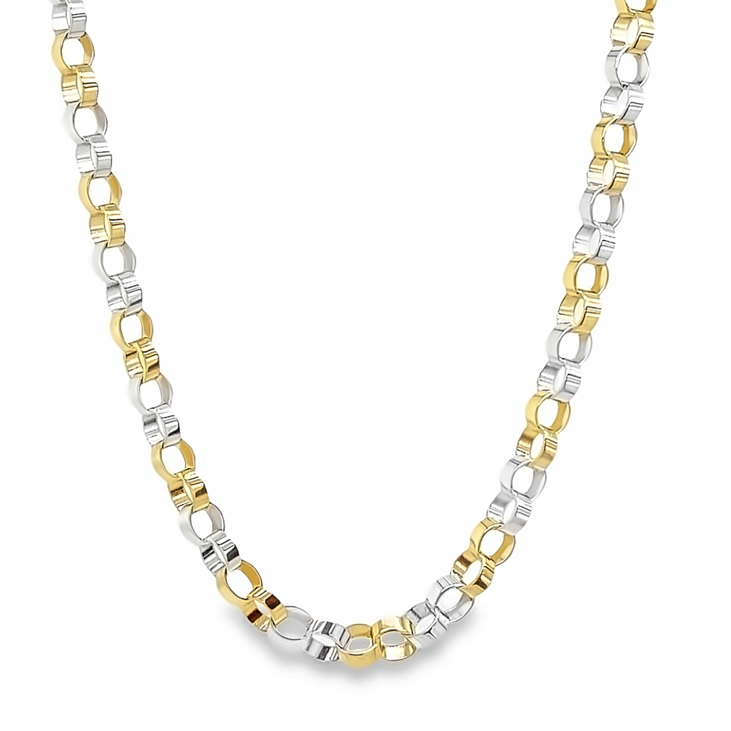 Bicolor gouden collier