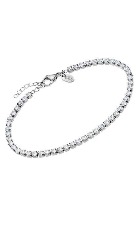 Deze prachtige Lotus Style armband voor dames is gemaakt van zirconia stenen en heeft een elegante uitstraling. Het armbandje is verstelbaar en past daardoor om vrijwel elke pols. Draag deze armband als een statement piece om je outfit extra chic te maken of combineer het met andere sieraden voor een meer subtiele look. Een absolute must-have voor elke moderne vrouw!
