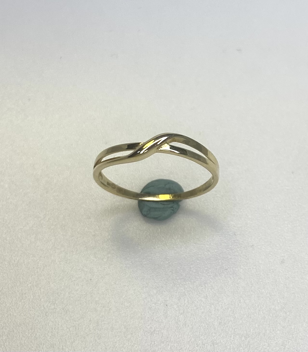 Geel goud ring 