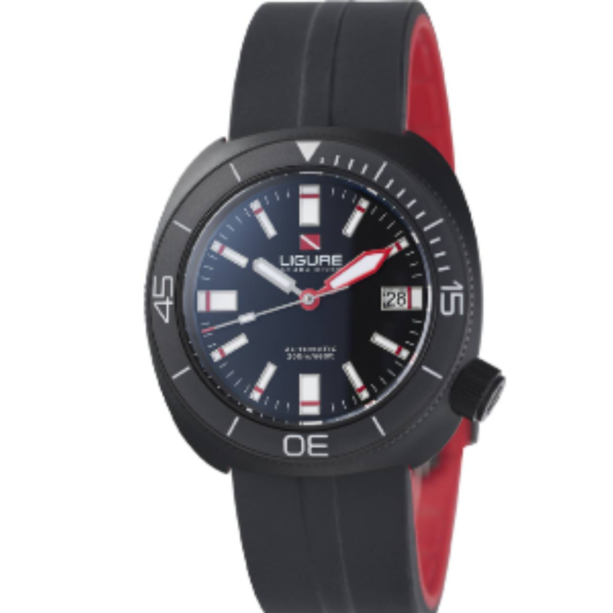 Ligure LWT21005N DI SEPPIA - RED

Dit Ligure horloge heeft een Roestvrijstaal kast met een diameter van 41 mm en is voorzien van een Rubber band. In de kast bevindt zich een Sellita kwaliteitsuurwerk en is afgewerkt met Saffierglas.

Het horloge is 20ATM. Dit betekent dat het horloge geschikt is voor diepzeeduiken. Verder wordt het horloge geleverd met 2 jaar garantie.