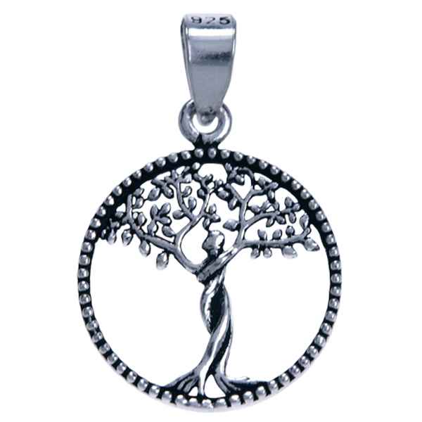 Zilver hanger Levensboom
