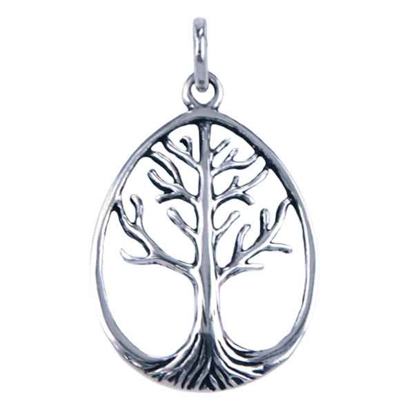 Zilver hanger Levensboom
