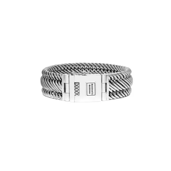 Buddha to Buddha - Edwin Armband Zilver, 155 G Maat: 23cm - 001J011550114