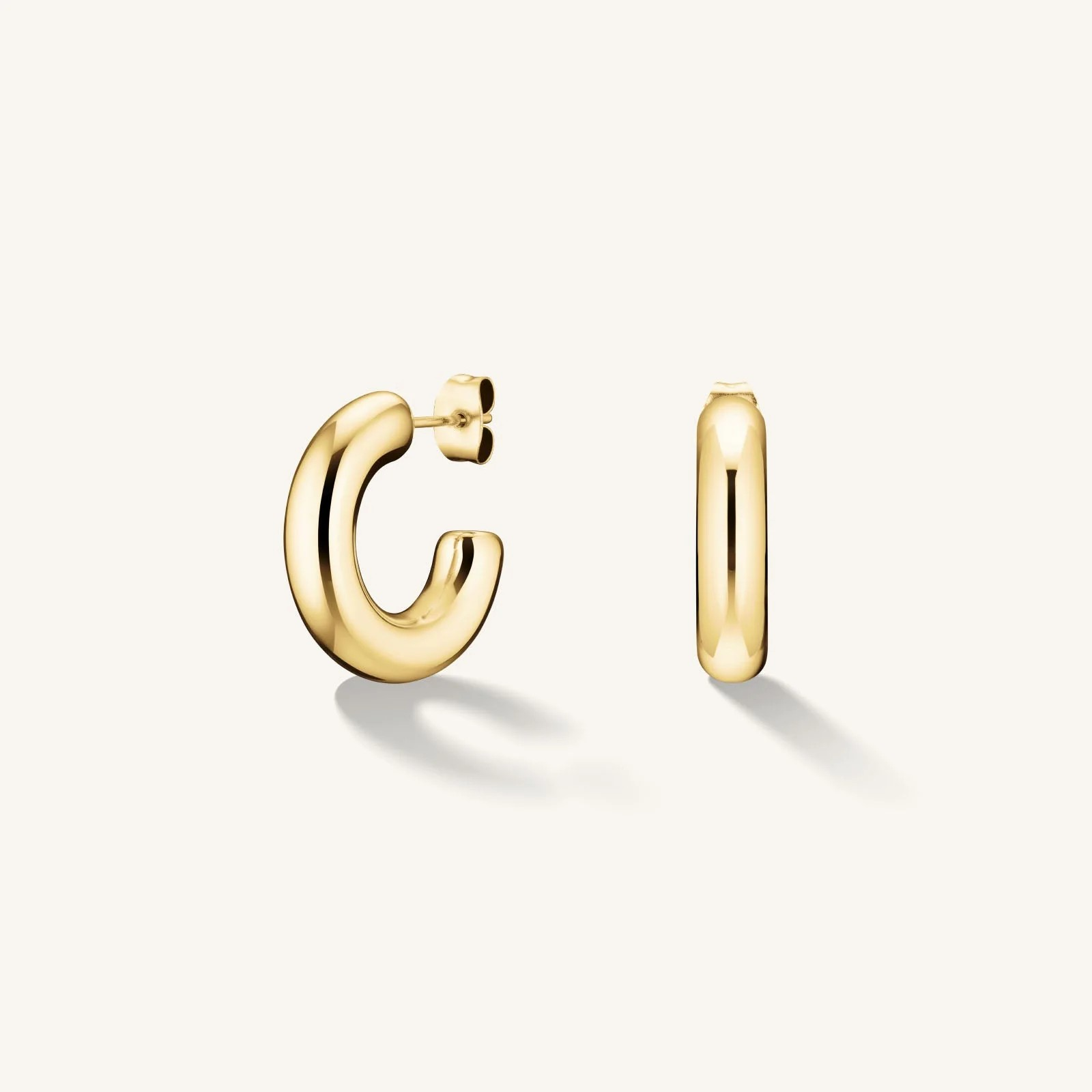 Rosefield Medium Hoop Earring Gold JESHG-J931