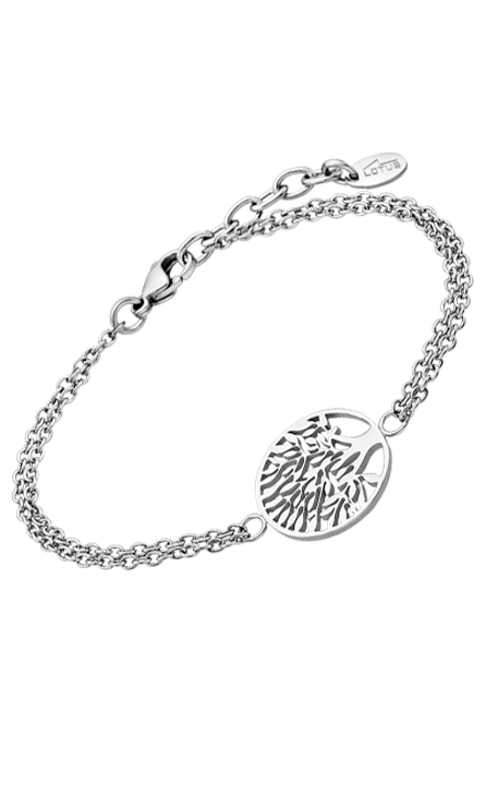 De LOTUS STYLE damesarmband model LS1898/2/1 is een prachtige armband van roestvrij staal met een regenboogeffect. De armband heeft een zilverkleurige afwerking, een lengte van 206 mm en een breedte van 18 mm. Perfect om te dragen als statement piece bij zowel casual als formele outfits voor een eigentijdse en stijlvolle uitstraling.