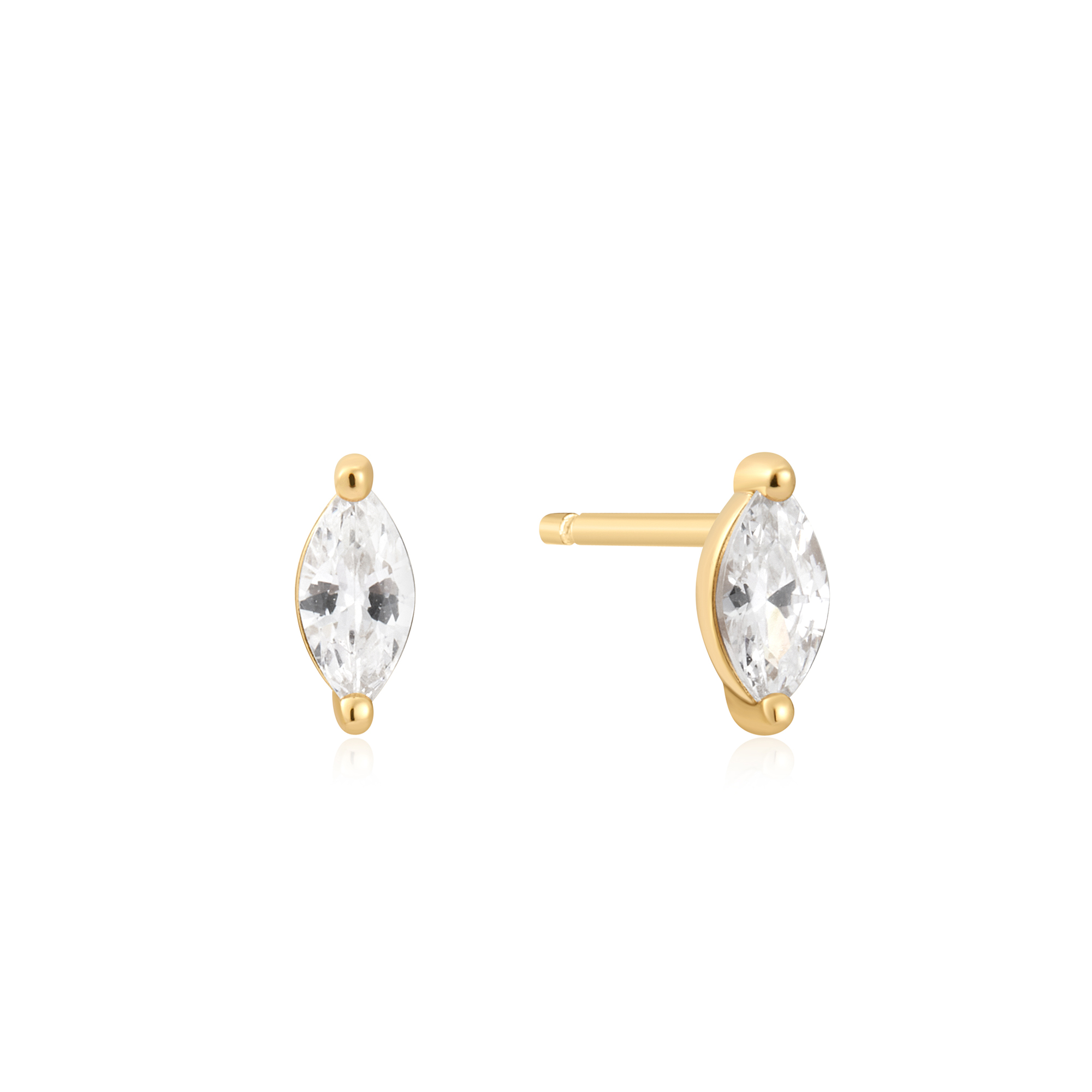 Ania Haie E059-02G Arquiseolitaire Ear Studs Verguld