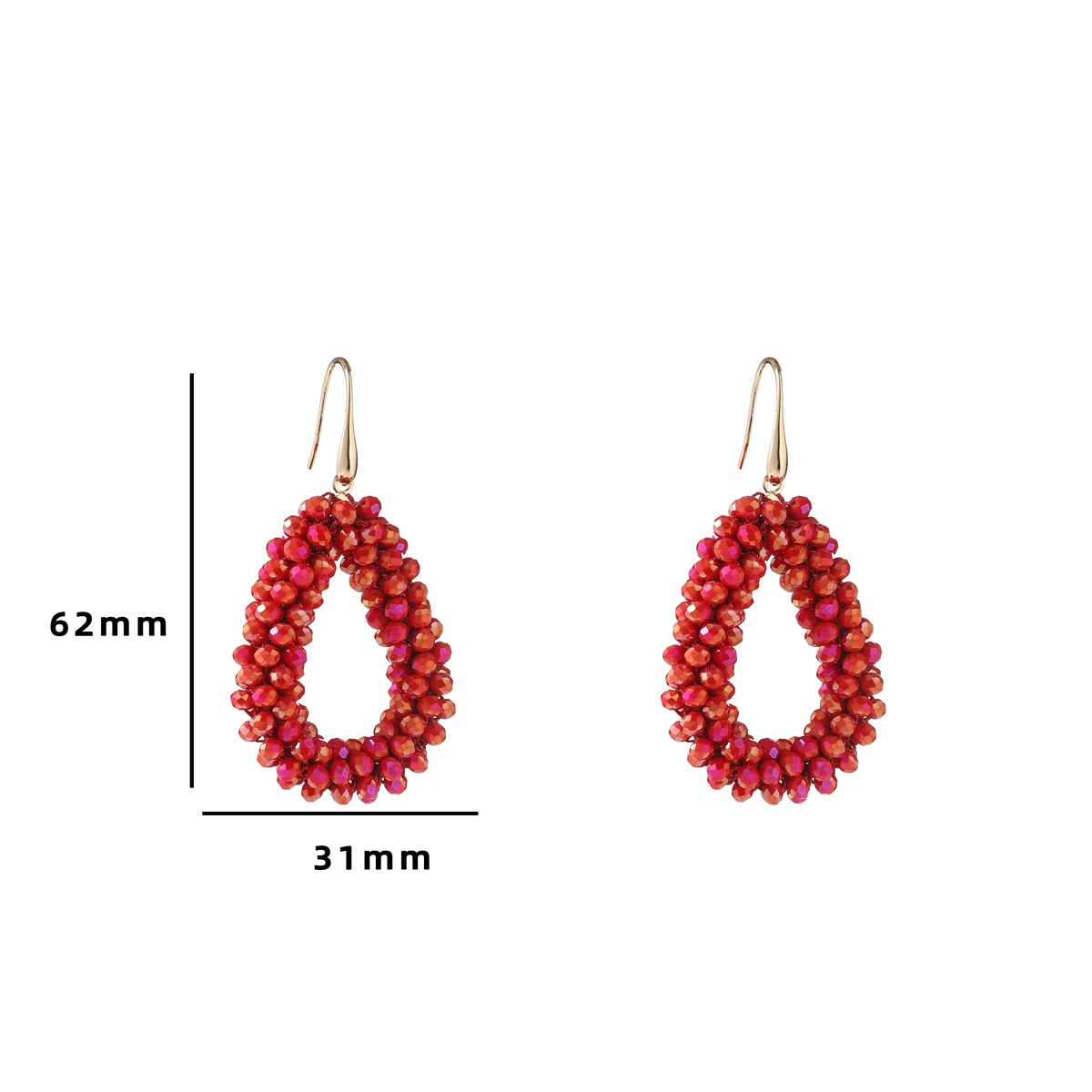 Deze JEWEL : Day & Eve oorhanger is een prachtige toevoeging aan je sieradencollectie. De oorhangers zijn gemaakt van 14K verguld materiaal en zijn versierd met prachtige fuchsia kralen. De oorbellen zijn perfect voor zowel overdag als 's avonds. Draag ze met je favoriete outfit voor een extra vleugje glamour. Maak je look compleet met deze schitterende oorhangers!