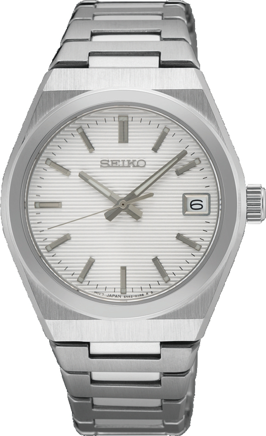 Dit is een dameshorloge van het merk Seiko. Het is een analoog horloge gemaakt van staal. De diameter van de kast is 34 mm en de kast is 8.2 mm dik.
De verdere specificaties van het horloge zijn als volgt:
Kastvorm: rond
Kastkleur: zilverkleurig
Kastmateriaal: staal
Bandbreedte: 16 mm
Bandlengte: 224 mm
Sluiting: vouwsluiting met drukker
Wijzerplaatkleur: wit
Glassoort: saffier glas
Waterdichtheid: 10 ATM
Techniek: quartz