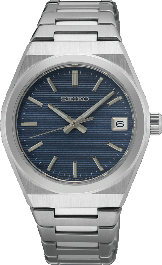 Dit is een dameshorloge van het merk Seiko. Het is een analoog horloge gemaakt van staal. De diameter van de kast is 34 mm en de kast is 8.2 mm dik.
De verdere specificaties van het horloge zijn als volgt:
Kastvorm: rond
Kastkleur: zilverkleurig
Kastmateriaal: staal
Bandbreedte: 16 mm
Bandlengte: 224 mm
Sluiting: vouwsluiting met drukker
Wijzerplaatkleur: blauw
Glassoort: saffier glas
Waterdichtheid: 10 ATM
Techniek: quartz
