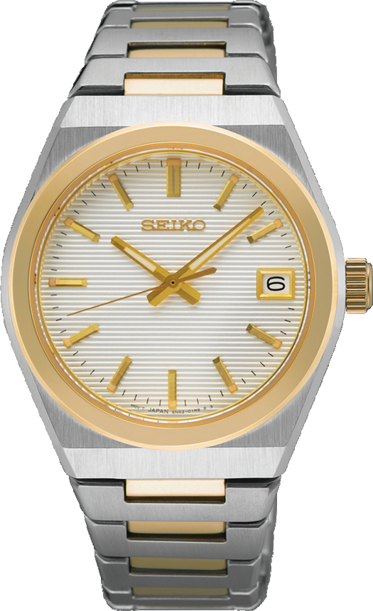 Dit is een dameshorloge van het merk Seiko. Het is een analoog horloge gemaakt van staal. De diameter van de kast is 34 mm en de kast is 8.2 mm dik.
De verdere specificaties van het horloge zijn als volgt:
Kastvorm: rond
Kastkleur: tweekleurig
Kastmateriaal: staal
Bandbreedte: 16 mm
Bandlengte: 224 mm
Sluiting: vouwsluiting met drukker
Wijzerplaatkleur: wit
Glassoort: saffier glas
Waterdichtheid: 10 ATM
Techniek: quartz