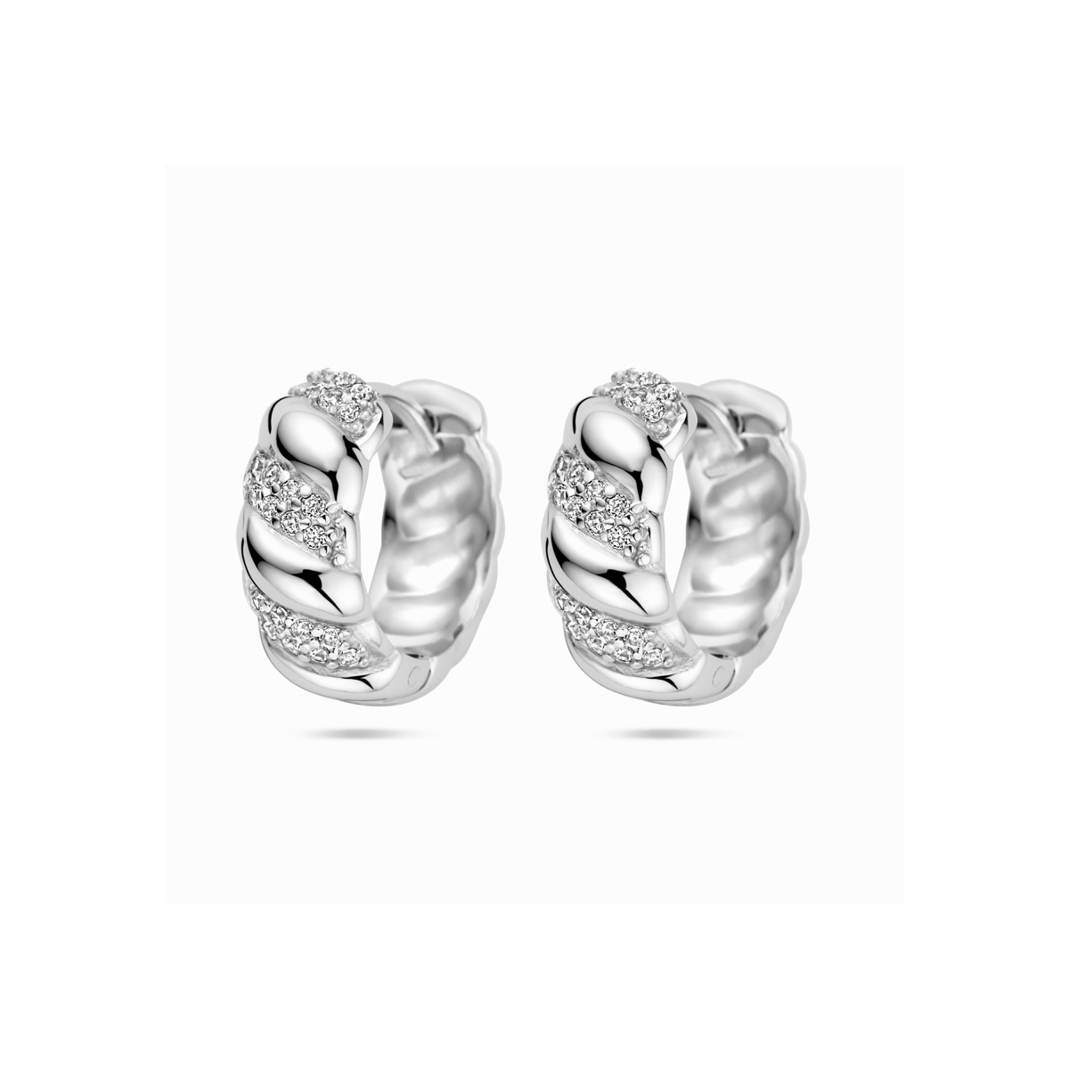 klapoorringen zirkonia gedraaid 6 mm 1339868