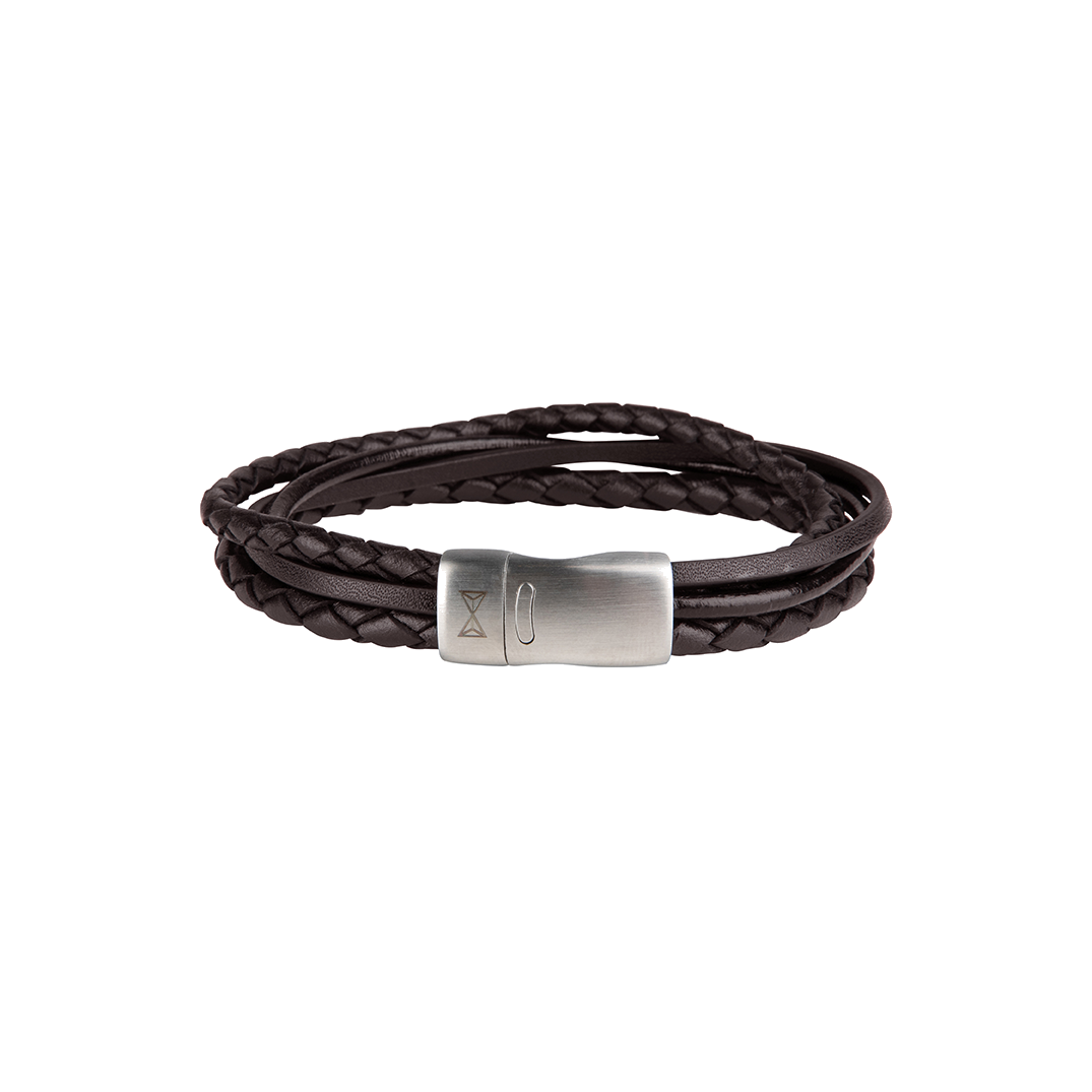 Metaal afwerking: verticale satijn
Plating: geen
Materiaal sluiting 316L Edelstaal
Maat cm 19.5
Breedte Different
straps with diff. thickness

total width: 11mm
