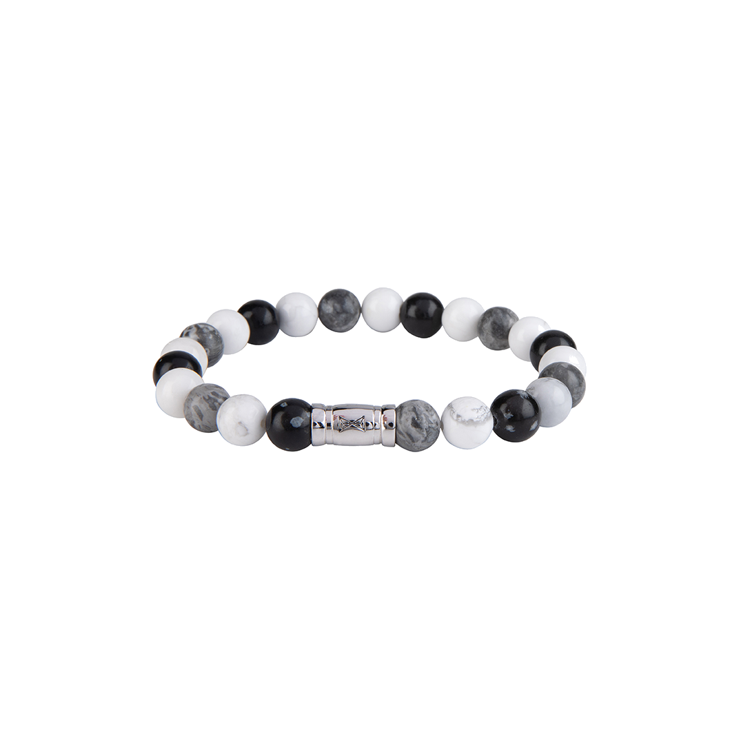 Metaal afwerking: Zilverkleurig Pools
Plating: geen
Materiaal sluiting 925 Sterling Silver
Maat cm 17.5
Breedte 8mm

