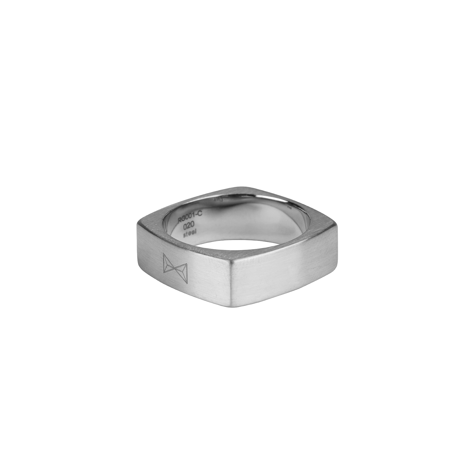 Aze jewels Ring Carre -Inox AZ-RG001-A