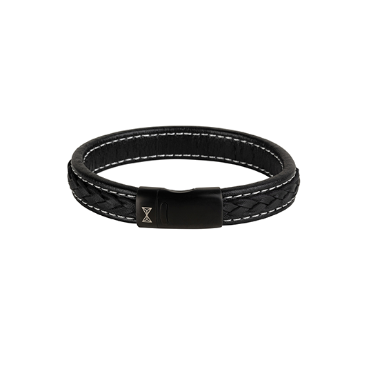 AZE Jewels - Retro Wave Black-on-Black 19.5cm - AZ-BL015-C-195