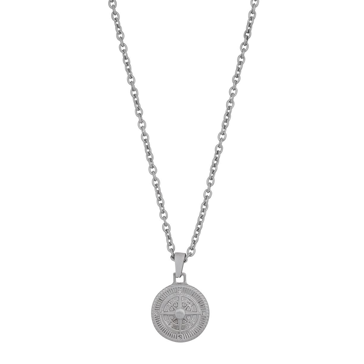 Necklace Boussole - Inox (70+10cm)