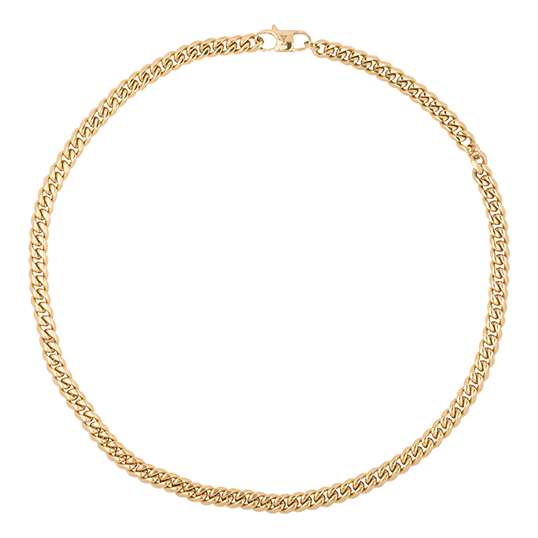 Necklace Gourmette Eight - Oro (50+10cm) AZ-NL006-C-060