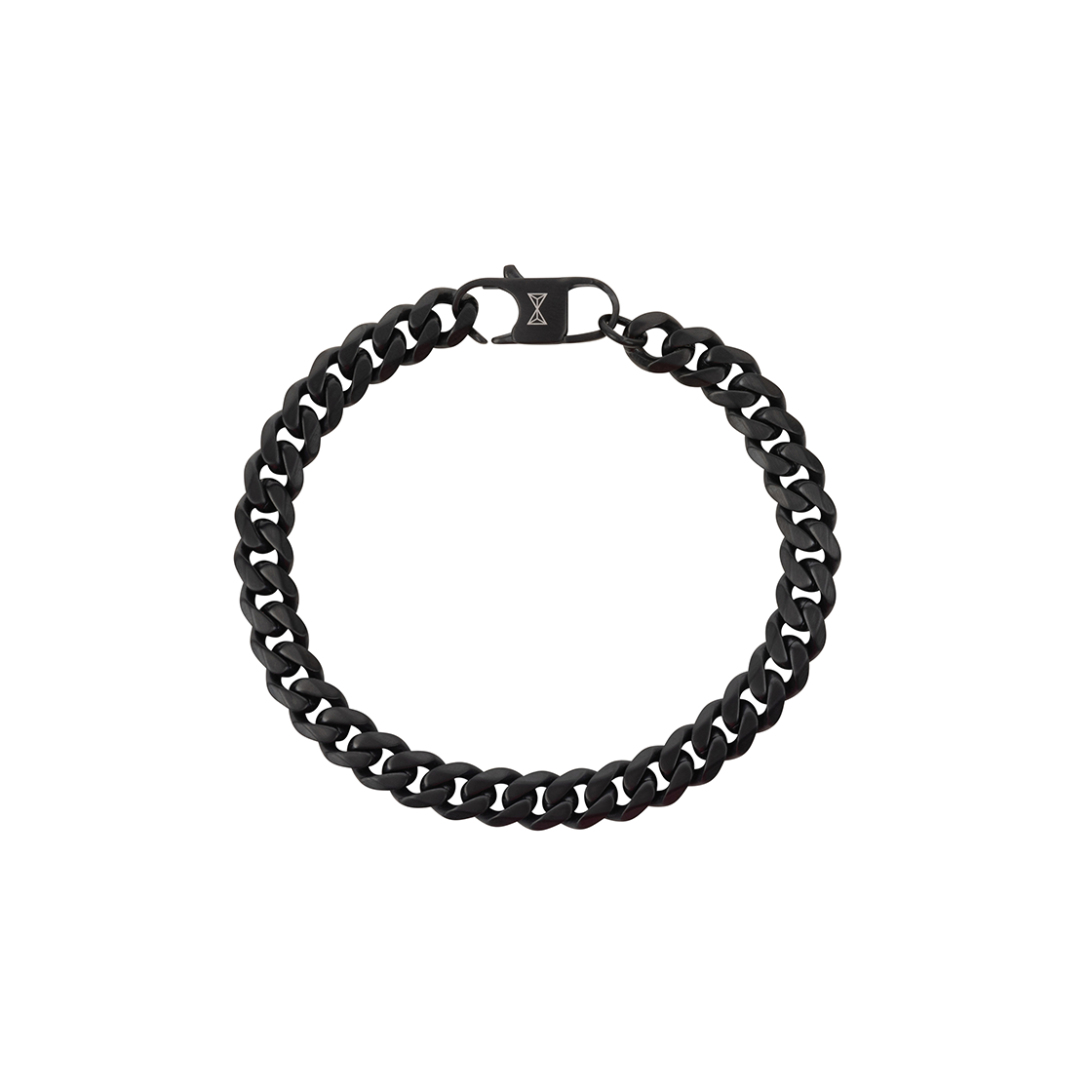 Gourmette Eight - Noir (19,5cm)