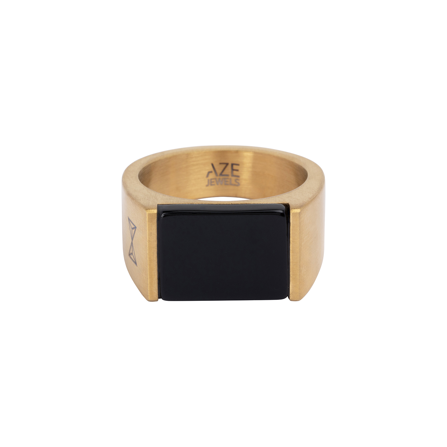 Ring Signet Rocks Onyx - Dore (21 / 66)