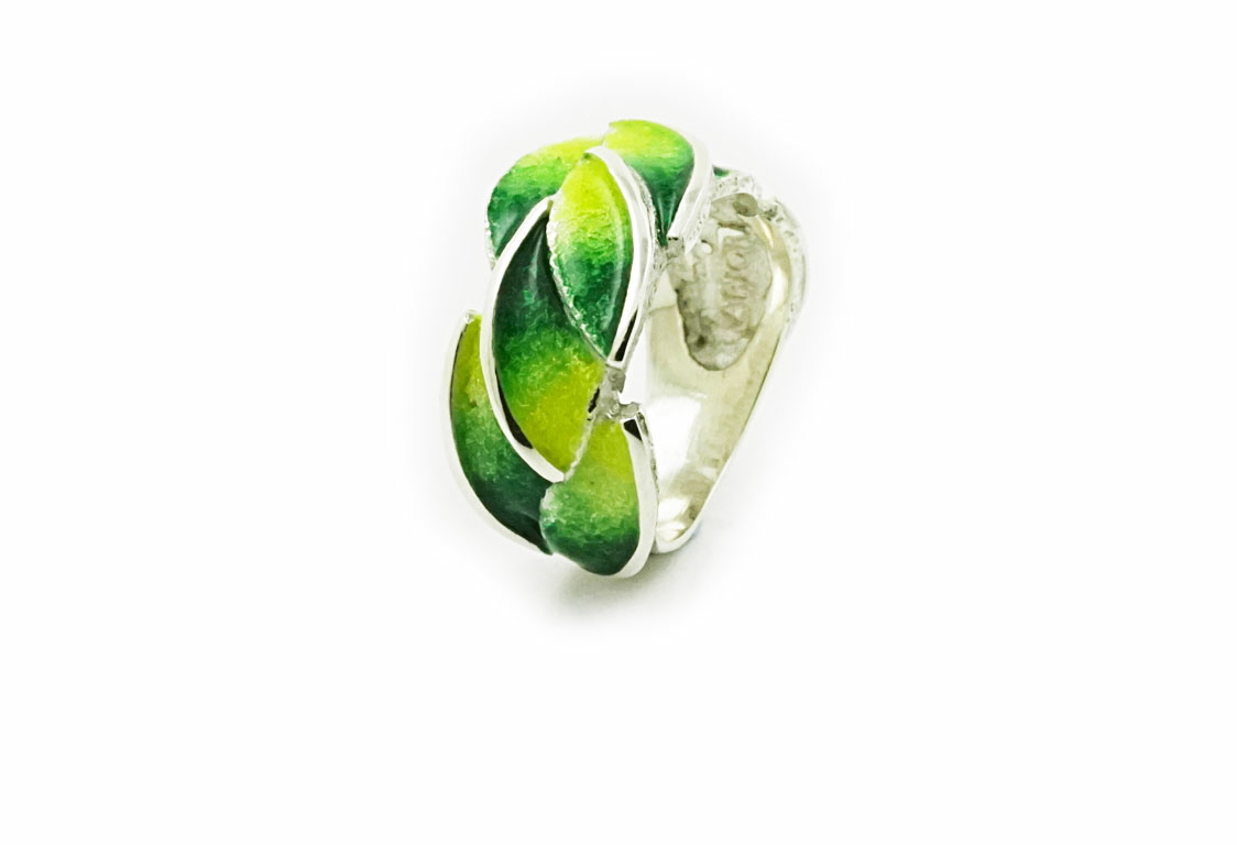 Arior Barcelona - Zilveren dames ring, Eire Green, Maat: 56 - 1183097EPU16