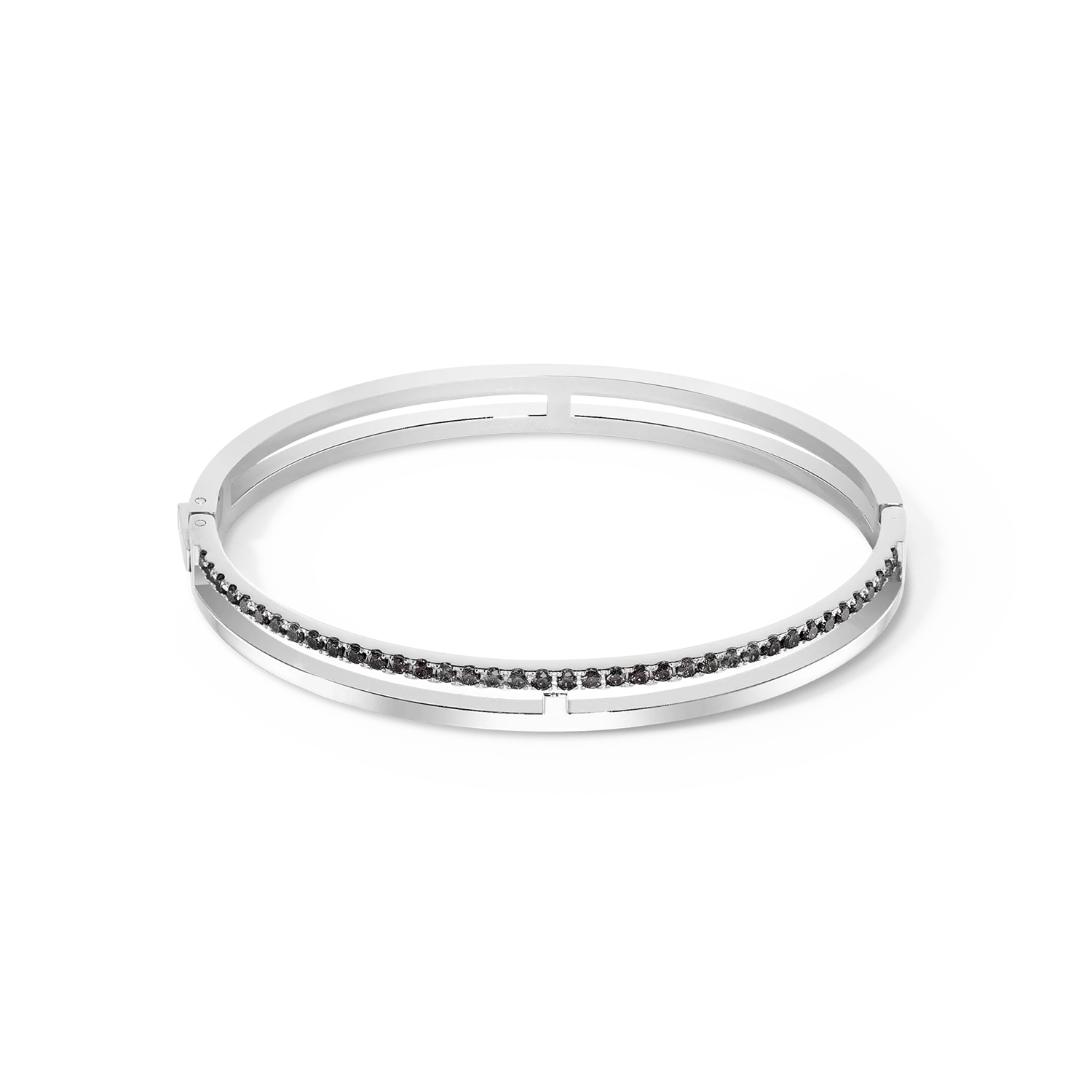 Coeur de Lion 0136/32-1317 Bangle met Zwarte Zirkonia