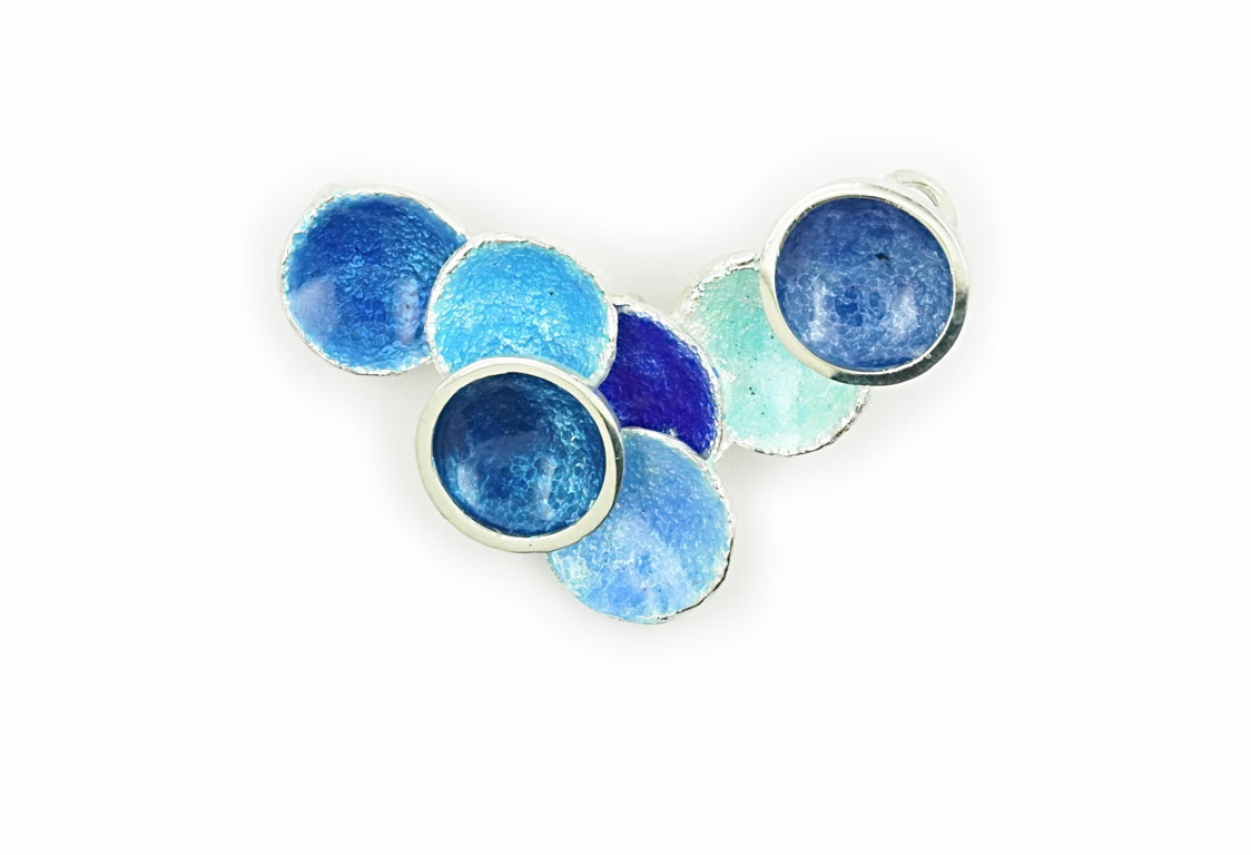 Arior Barcelona - Zilveren hanger, Singular Blue Medium Pendant - 1173681EPU