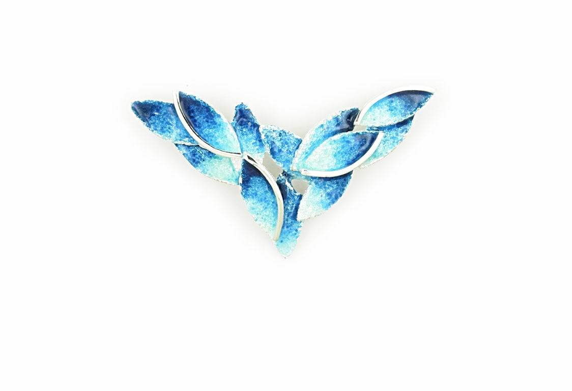 Arior Barcelona - Zilveren Hanger, Eire Blue Small, Maat: 47x27mm - 1173684EPU