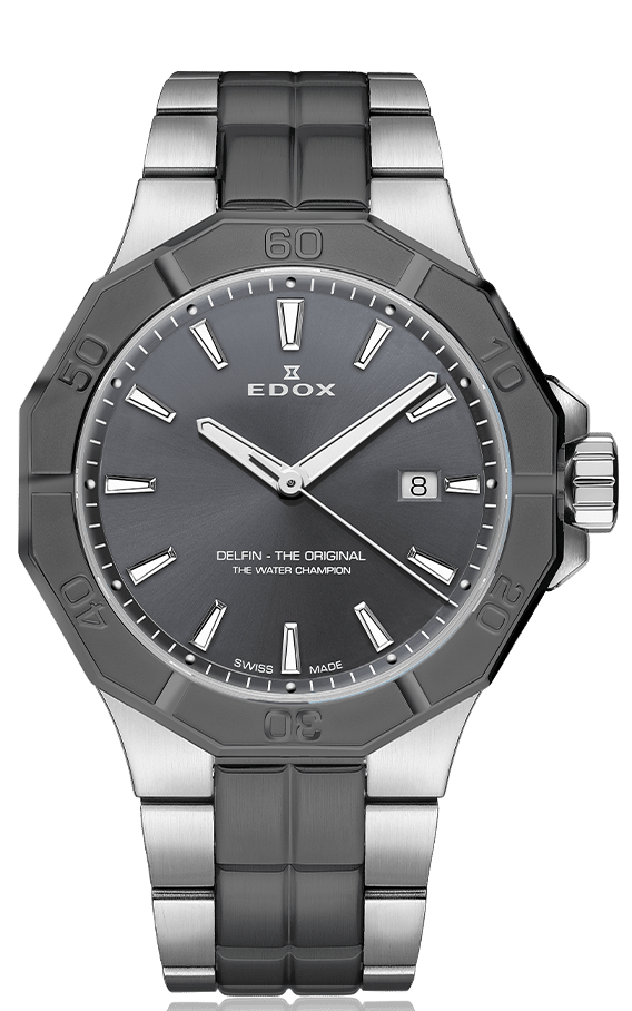 Dit Edox herenhorloge, modelnummer 53021 3GM GIN, combineert stijl en functionaliteit. Het heeft een zilverkleurige, roestvrijstalen armband en kast met een ronde vorm en saffierglas. De zwarte wijzerplaat heeft een strepenpatroon. Met een quartz uurwerk, datumaanduiding en waterbestendigheid tot 20 ATM, is het perfect voor zowel dagelijkse als formele gelegenheden. Draag het met vertrouwen en elegantie.