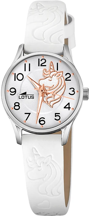 Op zoek naar een stijlvol horloge dat zowel klassiek als trendy is? Dan is de LOTUS 18573/F het perfecte accessoire voor jou. Dit analoge horloge heeft een quartz uurwerk en een diameter van 23 mm, waardoor het perfect is voor zowel mannen als vrouwen. Met een hoogte van slechts 8 mm is dit horloge ook nog eens erg comfortabel om te dragen.

De ronde zilverkleurige behuizing van roestvrij staal geeft dit horloge een luxe uitstraling. De grijze wijzerplaat en het plexiglas glas zorgen voor een stijlvolle afwerking. De witte lederen band maakt dit horloge helemaal af en zorgt ervoor dat het perfect past bij elke outfit.

Hoewel de LOTUS 18573/F geen datumweergave heeft, is dit horloge wel spatwaterdicht tot 3 bar. Dit betekent dat je het horloge gerust kunt dragen tijdens het wassen van je handen of een regenbui. De gespsluiting zorgt ervoor dat het horloge stevig om je pols blijft zitten, zodat je het niet snel zult verliezen.

Als officieel verkooppunt van het merk Lotus kunnen wij garanderen dat dit horloge van hoogwaardige kwaliteit is. Lotus staat bekend om zijn elegante en tijdloze horloges, en de LOTUS 18573/F is daar geen uitzondering op. Met dit horloge om je pols zul je zeker de show stelen en altijd op tijd zijn.

Kies voor kwaliteit en stijl met de LOTUS 18573/F. Bestel hem vandaag nog en geniet van een tijdloos accessoire dat perfect past bij elke gelegenheid.