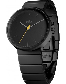 Braun - Herenhorloge met Keramiche kast en band mat, quartz - BN0171BKBKG