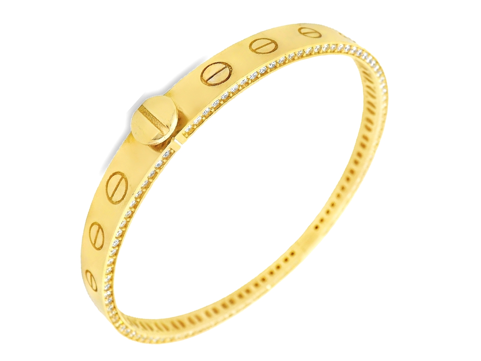 Deze armband van Louis Bros is vervaardigd uit 14 karaat geelgoud (13.75 gr.). 
Deze armband met zirkonia's straalt elegantie en verfijning uit. Het prachtige geelgoud accentueert de schittering van de fonkelende zirkonia's, die subtiel in het ontwerp zijn verwerkt. De armband heeft een speels en uniek design, waardoor het een blikvanger is bij elke outfit. Het tijdloze karakter van het geelgoud gecombineerd met de sprankelende zirkonia's maakt deze armband perfect voor elke gelegenheid, of het nu een dagelijks accessoire is of een sieraad voor speciale momenten.