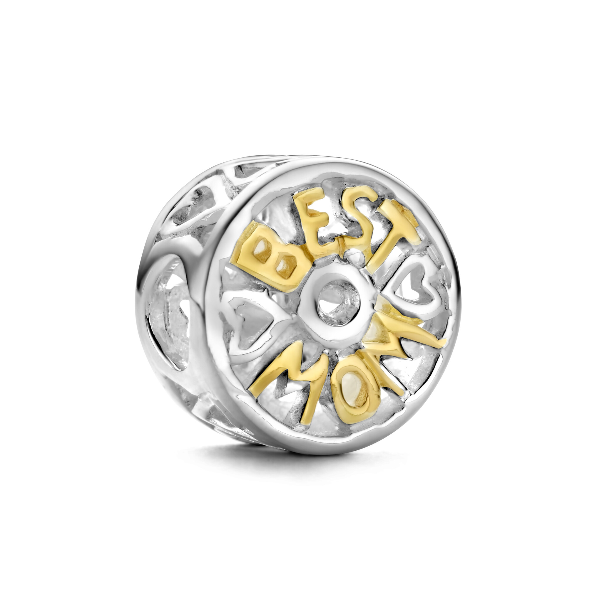 Zilveren Bedel past op alle armbanden zoals Pandora Troll Beads enz.